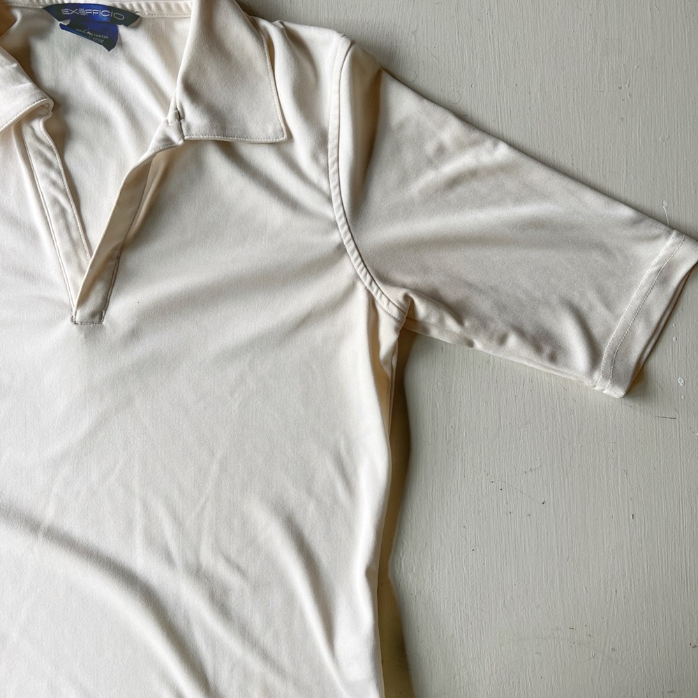 Exofficio Women's White Button Down Shirt - Picture 3 of 3